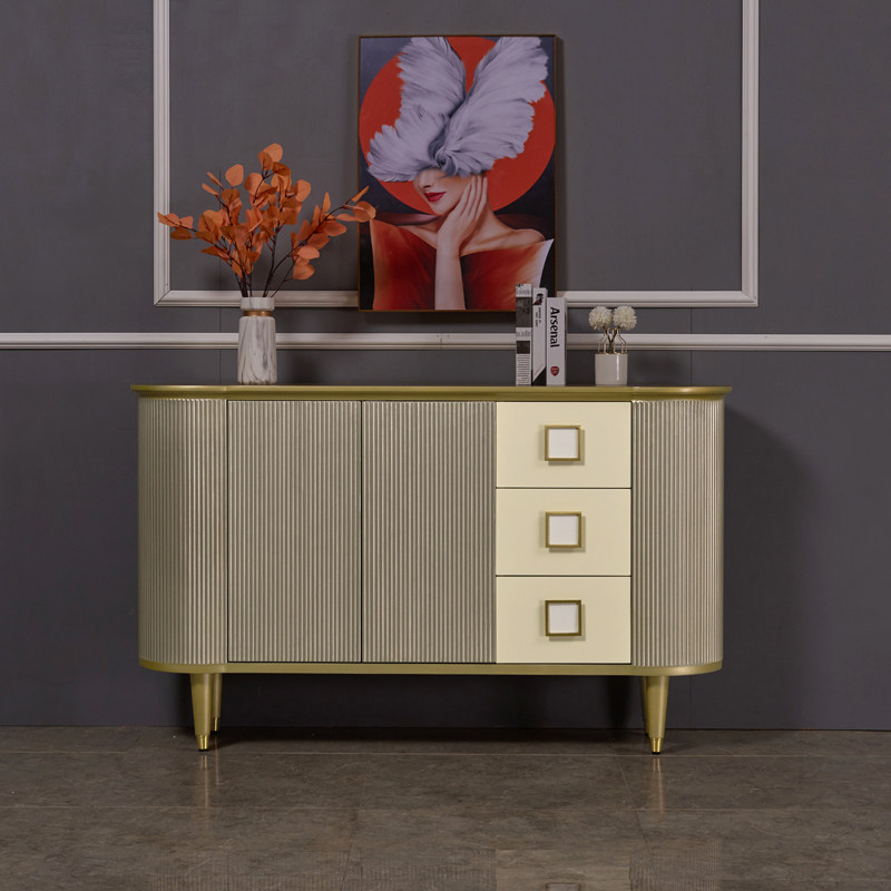 Modern baking lacquered storage cabinet light and luxurious dining cabinet Herbal Tea Water Cabinet Wine Cabinet minimalist CLOSED CABINET NORDIC CONTAINING CABINET