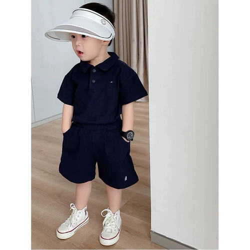 Футболка polo подходит для мужчин и женщин, хлопковый детский комплект, короткий рукав