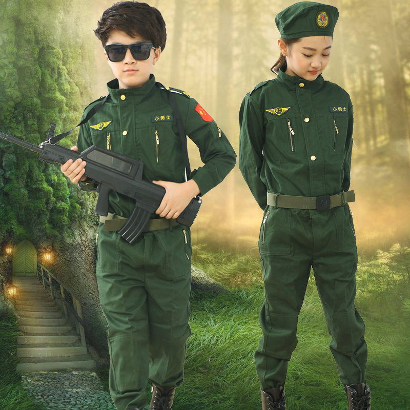 Trẻ em Halloween Không quân Quần áo Đồng phục Phi công Mùa đông Trại hè Trang phục Commando Field Suit Trang phục shop quần áo trẻ em gần đây