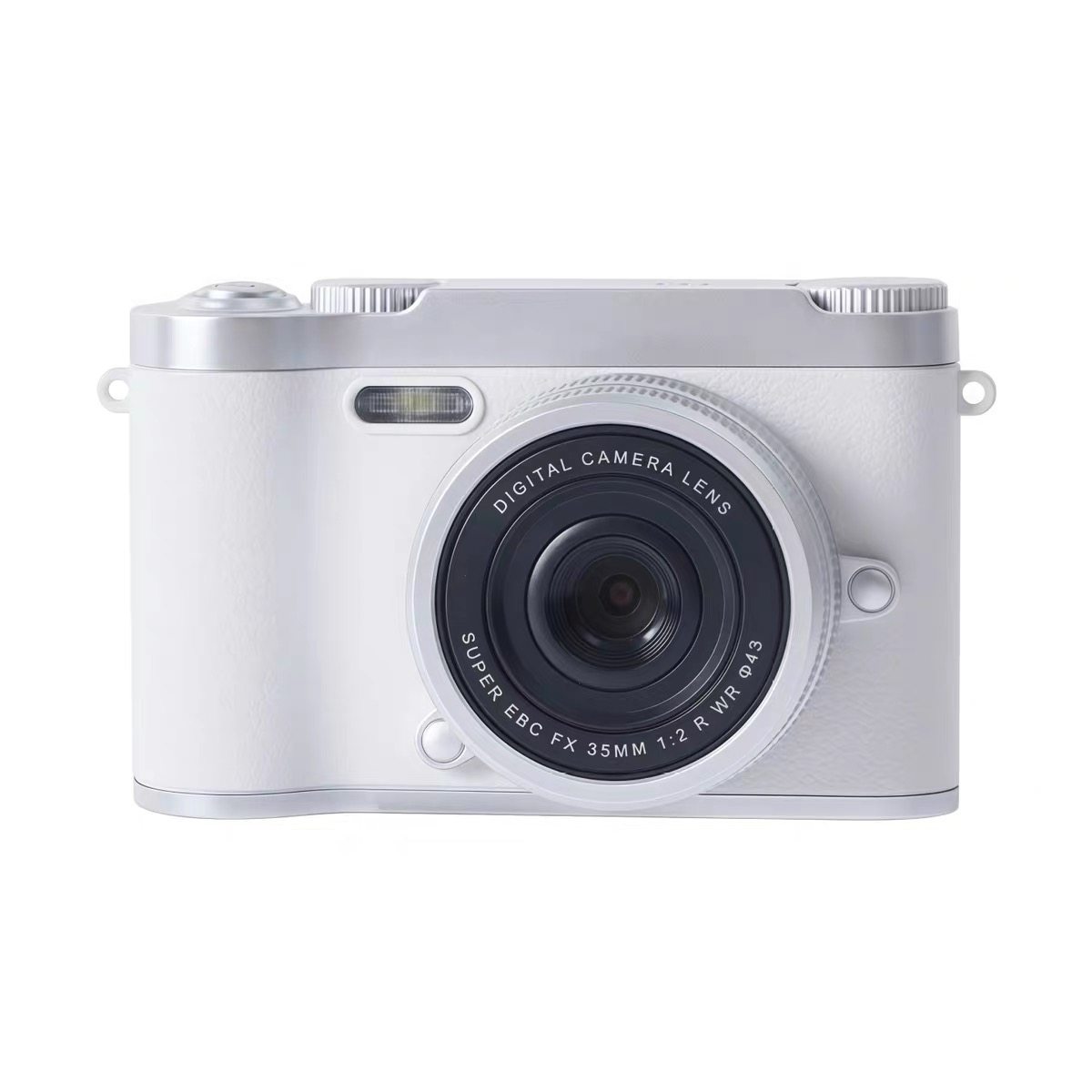 Digital Camera with High-Definition Pixels, Ccd Camera, Flip-Up Selfie Dual-Camera Card, Retro Portable for Students and Travel