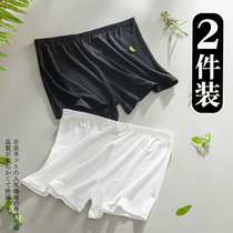 Safety pants womens anti-light non-crimping Modal white inner shorts thin summer cotton girl leggings