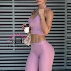 Боди/брюки bombshell炸弹挂颈长版健身运动内衣lift halter bra