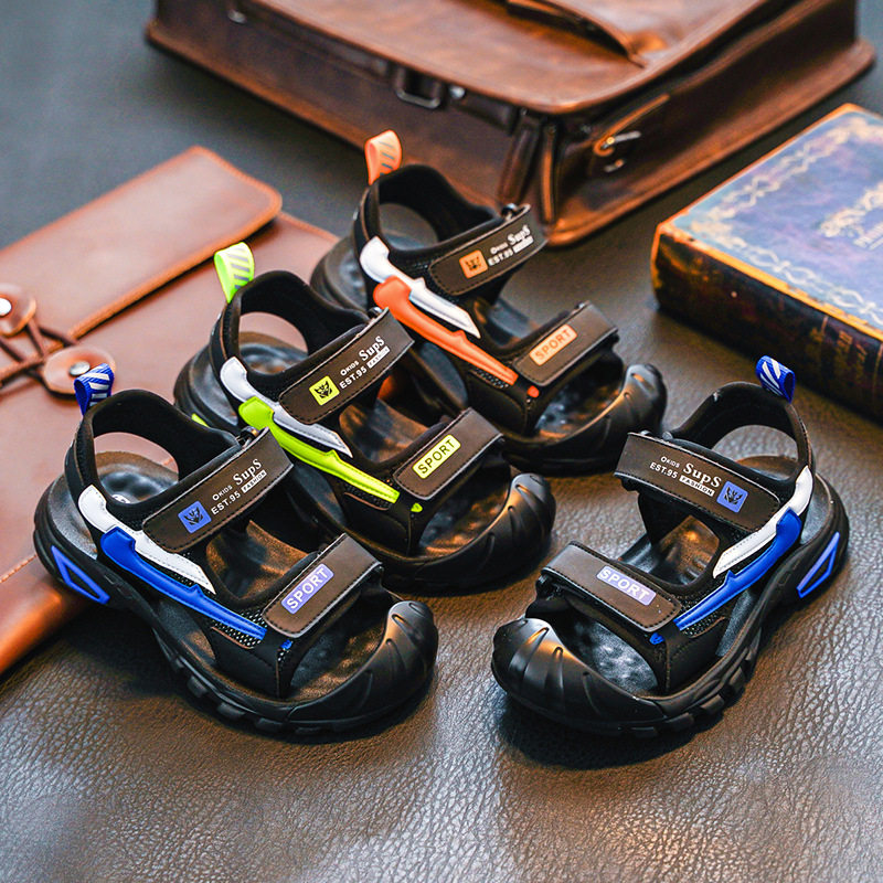 next jazz children's sandals 2021 new summer children's baby soft bottom non-slip sports boys beach shoes