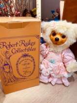 (sweet little bean) Robert Raikes bear wooden face bear 1996 Jedi collection
