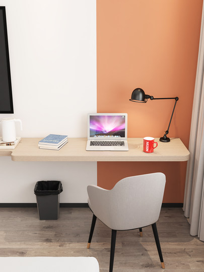 Hotel Furniture Tv Stand Combination Writing Desk Guesthouse Guest Room Partition-Type Suspended Tv Cabinet