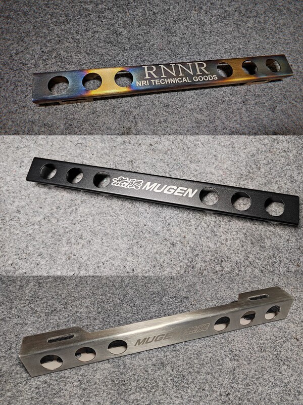 Jdm Thai-Style Racing Quick-Release Bracket Modified Car Unlimited Tilt License Plate Holder Cultural License Plate Holder Titanium Alloy Blue-Coated