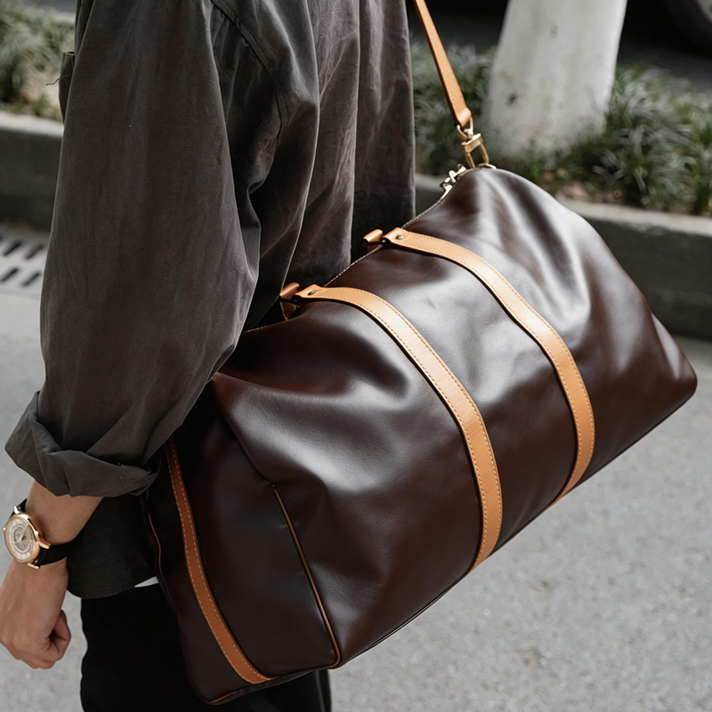 2026 New Model Keepall50 Casual Fashion Travel Bag Fitness Bag Single Shoulder Handbag Large Bag for Business Trips and Boarding