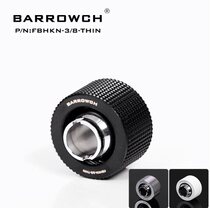 Barrowch G1 4 black bright silver White three points 3 8 THIN tube hand screw coupling FBHKN-3 8-THIN