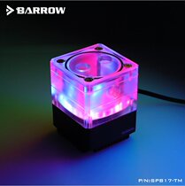 Barrow PWM throttle type mini pump box integrated RGB 17W water pump ITX chassis with SPB17-TM