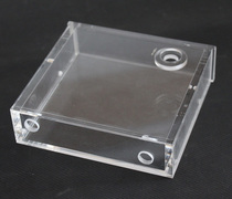 Water cooled heat dissipation with single CD driver position fixed acrylic 2 points G14 threaded connector water tank