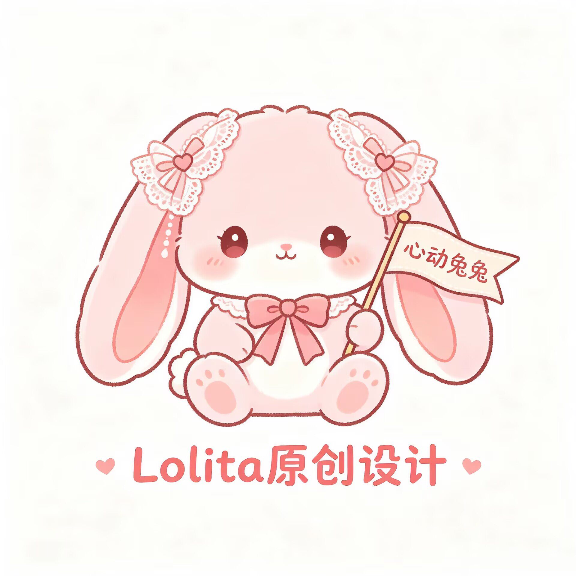 心动兔兔Lolita原创设计的LOGO