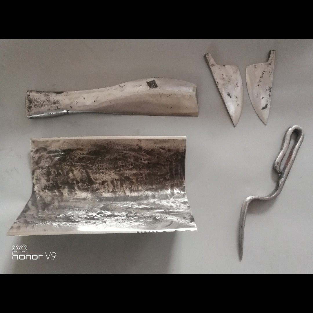 篾匠刮刀手工锻打户外竹匠工具匀刀匀刀篾锥蔑匠传统拉丝刀槽刮刀