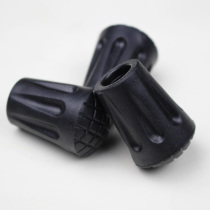 Mountaineering pole tip cover universal round cane foot cover hiking pole cap spare wear-resistant rubber foot cover climbing pole accessories