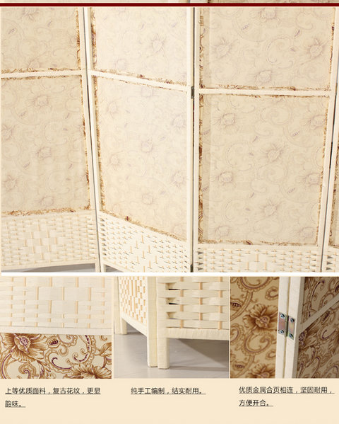 Mục vụ thời trang rơm vải màn hình phân vùng đơn giản hiện đại văn phòng khách sạn phòng khách di động hiên màn hình gấp - Màn hình / Cửa sổ vách ngăn cầu thang gỗ đẹp