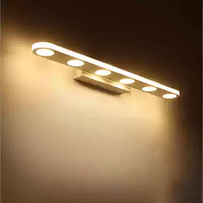 Mirror front light led cosmetic room lamp simple modern bathroom light eye makeup lamp waterproof anti-fog toilet lamp