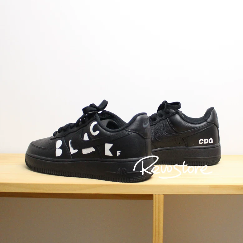 Кроссовки Black Comme des Garcons CDG x Nike Air Force 1 Low мужские и женские
