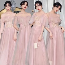  Rental bridesmaid dress long fairy quality 2019 new sister dress bridesmaid group thin party dress dress