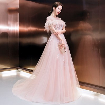 Evening dress, elegant long fuchsia skirt, 2021 collection, open shoulders Evening dress, elegant long fuchsia skirt, 2021 collection, open shoulders