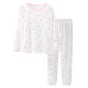 Childrens dài sleeveth quần cô gái mùa thu bộ bông lót mỏng trong các cô gái pajama quần áo trẻ em nhà lớn.