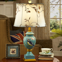 American Countryside Bedroom Bedside Headlights Hand-painted Flowers Birds lamps Fashion Light Extravagant Lights New Chinese Lamps China Wind