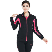 Square dance jacket female adult dance jacket zipper cardigan open performance costume dance suit elastic comfort