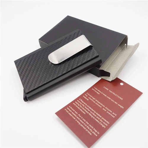 Металлический кошелек, картхолдер, антимагнитная защитная сумка для визитных карточек, анти-кража