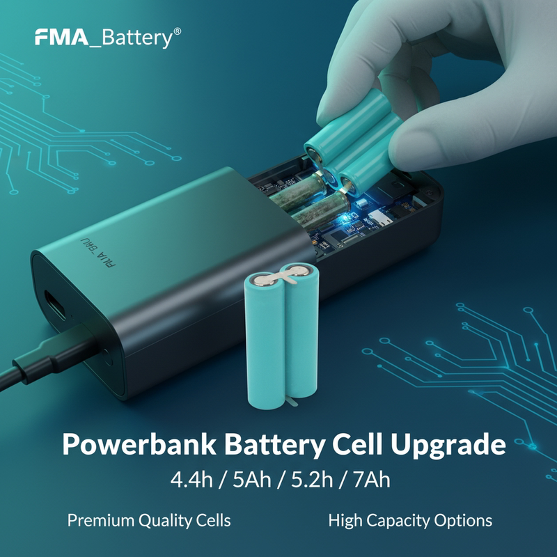 Power Bank Mobile Power Supply 5V4.4-14Ah Lithium-Ion Battery Cell 18650-1S2P/1S3P/1S4P