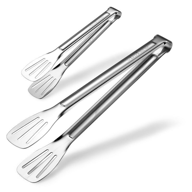 Bread clip Stainless steel clip Large steamer onion grab cake Small thickened tweezers hot pot tableware buffet