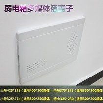 New small and medium weak current box cover distribution box cover multimedia collection box cover door panel white plastic cover