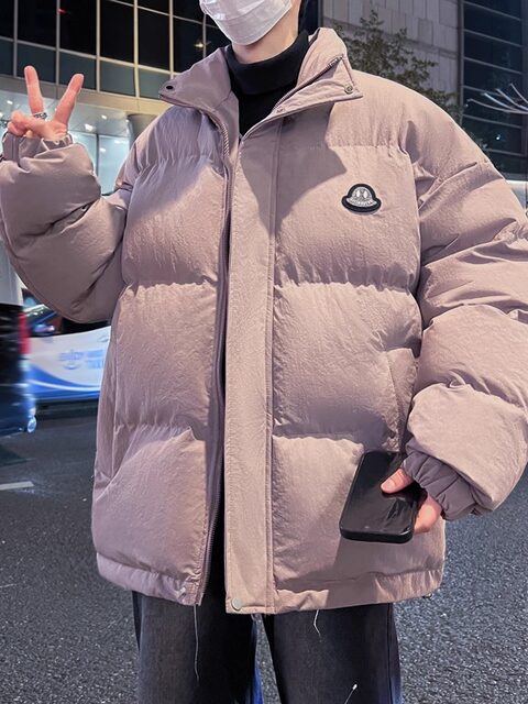 Teenagers' Stylish Detachable Hooded Cotton Jacket, Faux Two-Piece Cotton Coat, New Winter Graphene Cloud Velvet Warm Outerwear