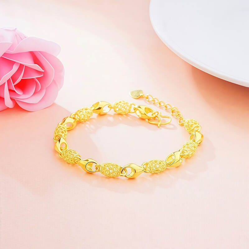 Exquisite Golden Bracelet, Classic Everyday Adjustable Bracelet, New Style Elegant Bracelet for Women, Fashionable Wear Chain