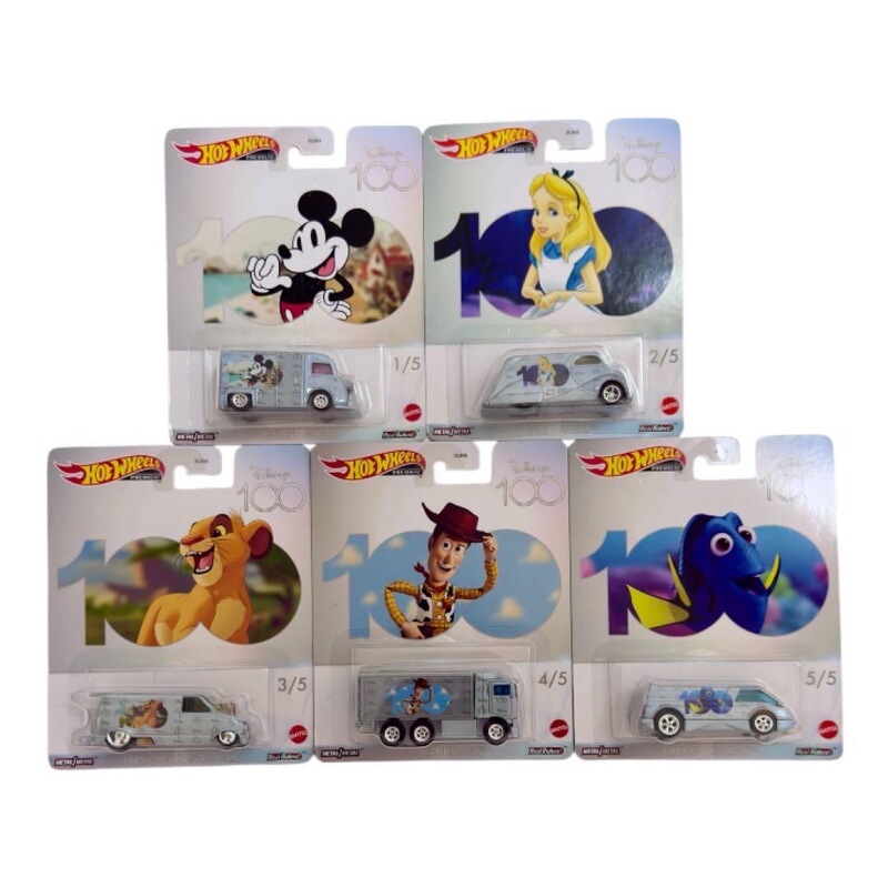 Hot Wheels Disney 100Th Anniversary Commemorative Set