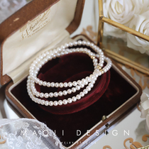 MAOLI classic beads - strings of natural freshwater mini - pearl bracelets are almost flawless and powless strings
