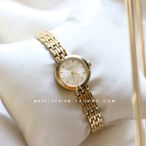 Private recommended simple fashion exquisite retro small gold watch