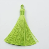 Короткий плавный изысканный аксессуар с кисточками, подвеска, из полиэстера