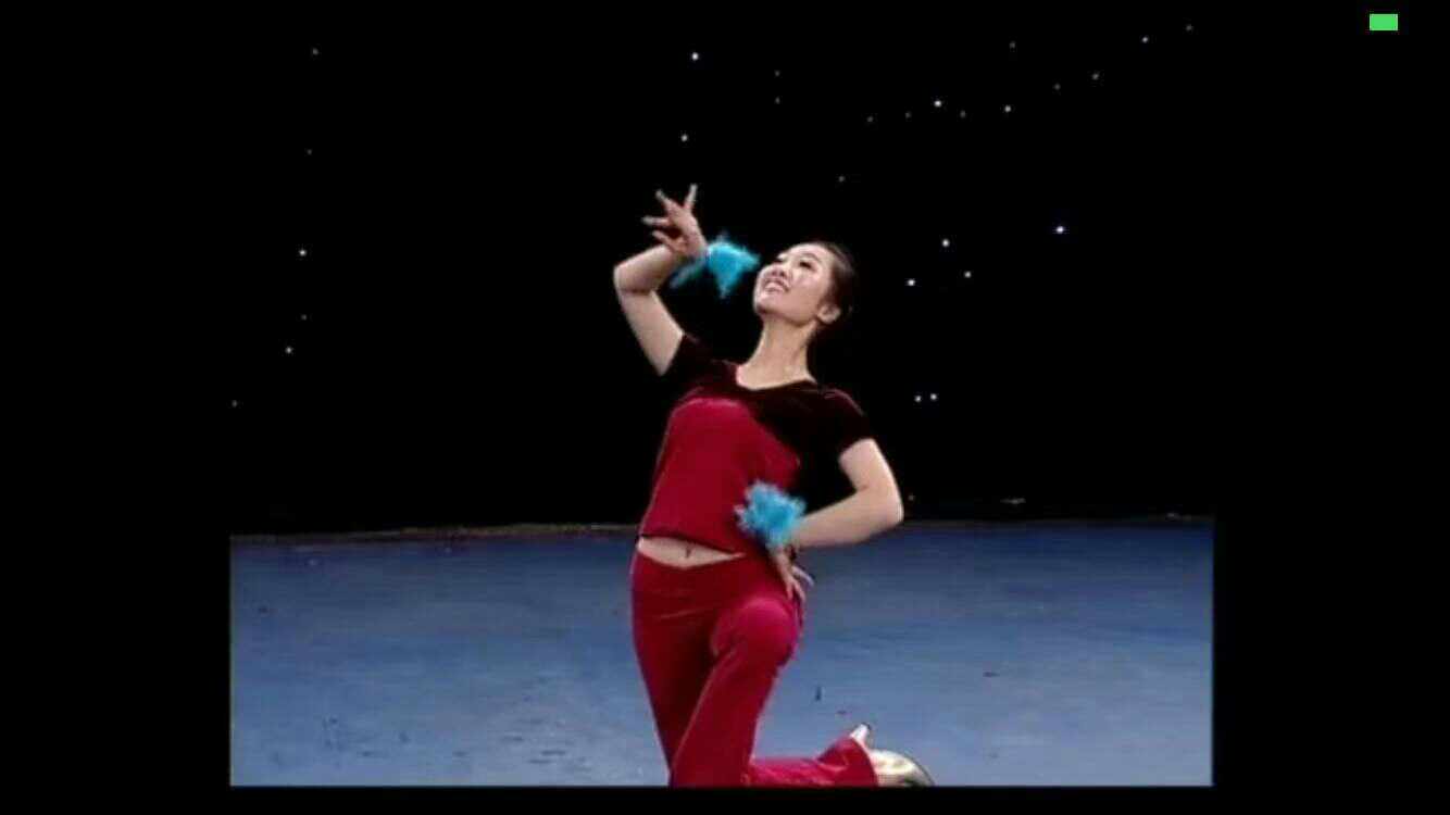 Young Girl National Folk Dance Test Examination ten Grade II Props Xinjiang Dance Test standard Specifications with feather