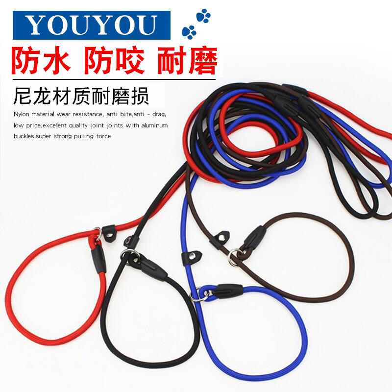 Pet P chain leash dog leash dog leash training dog leash dog leash dog chain supplies Teddy small and medium-sized dogs