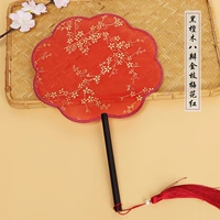 Ebony-Eight-Petal Golden Branch Plum Red