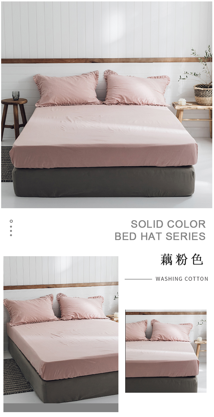 Được trang bị rửa sạch bông bông đồng bằng 100% cotton tờ rắn độc thân duy nhất hoặc tờ đôi 1.5m1.8m - Khăn trải giường ra giường màu xám
