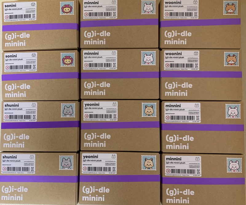 [Authentic in Stock] (G)I-DLE Gidle Girl Minini Box Doll Keychain