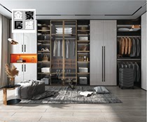 Shanghai overall walk-in rabbit baby full house furniture into style corner wardrobe cloakroom Custom small family type