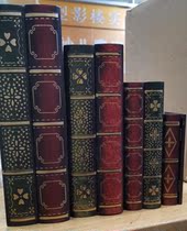 Retro fake book decoration European-style study decoration home wooden simulation book desktop decoration book storage box