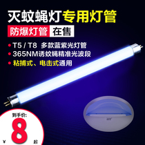 Mosquito extinguishing lamp tube sticky fly extinguishing lamp special tube lure mosquito fly light tube purple blue light T5-6W8W fly extinguishing lamp tube