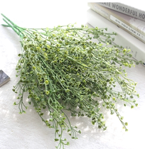 Simulation green planting horseshoe beam foliage simulation flower living room table placement decoration green planting flower art emulation green leaf