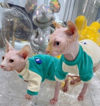 Cream is only hairy cat Svenx Devon kitty versatile new suede pet casual sweatshirt