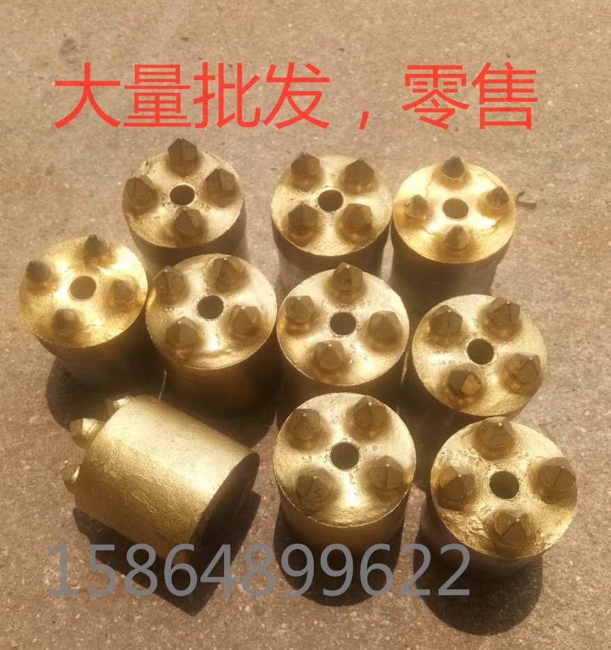 Pneumatic chiseled hammer head, handheld, hand-pushed concrete with chisel hammer, electric pickaxe alloy flower hammer head