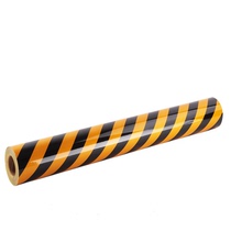 Black and yellow twill reflective film Red and white twill Red Yellow twill warning two color reflective film 1 24*46m