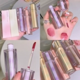 Глянцевый долговечный блеск для губ, помада, 2 шт, зеркальный эффект, долговременный эффект