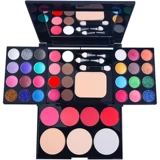 Пудра, банка для хранения, база под макияж, детский комплект, палетка теней, 39 цветов, полный комплект