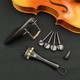 Fengling 오리지널 바이올린 턱받침, 테일피스, 끈단추, 대추흑단 액세서리